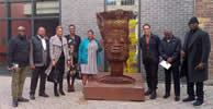 Tour of The Africa Centre, a hub that connects creativity and innovation in African art, culture and entrepreneurship. <br>
L-R: Dr. Sanusi Alli (Supervisor for Works); Mr. Olusola Tobun (Head Administration & Human Resources); Mrs. Lynette 
Sobodu (Business Development Director, E-Enhanced Services Ltd); Ms. Yemisi Mokuolu (Director Hatch Africa UK); Hon. 
Omobolanle Akinyemi-Obe (Executive Chairman Coker Aguda LCDA); Mr. Kenneth Tharp (Director The Africa Centre); Mr. 
Olugbenga Shogbanmu (Director Education); Mr. Victor Alivide (Council Manager)